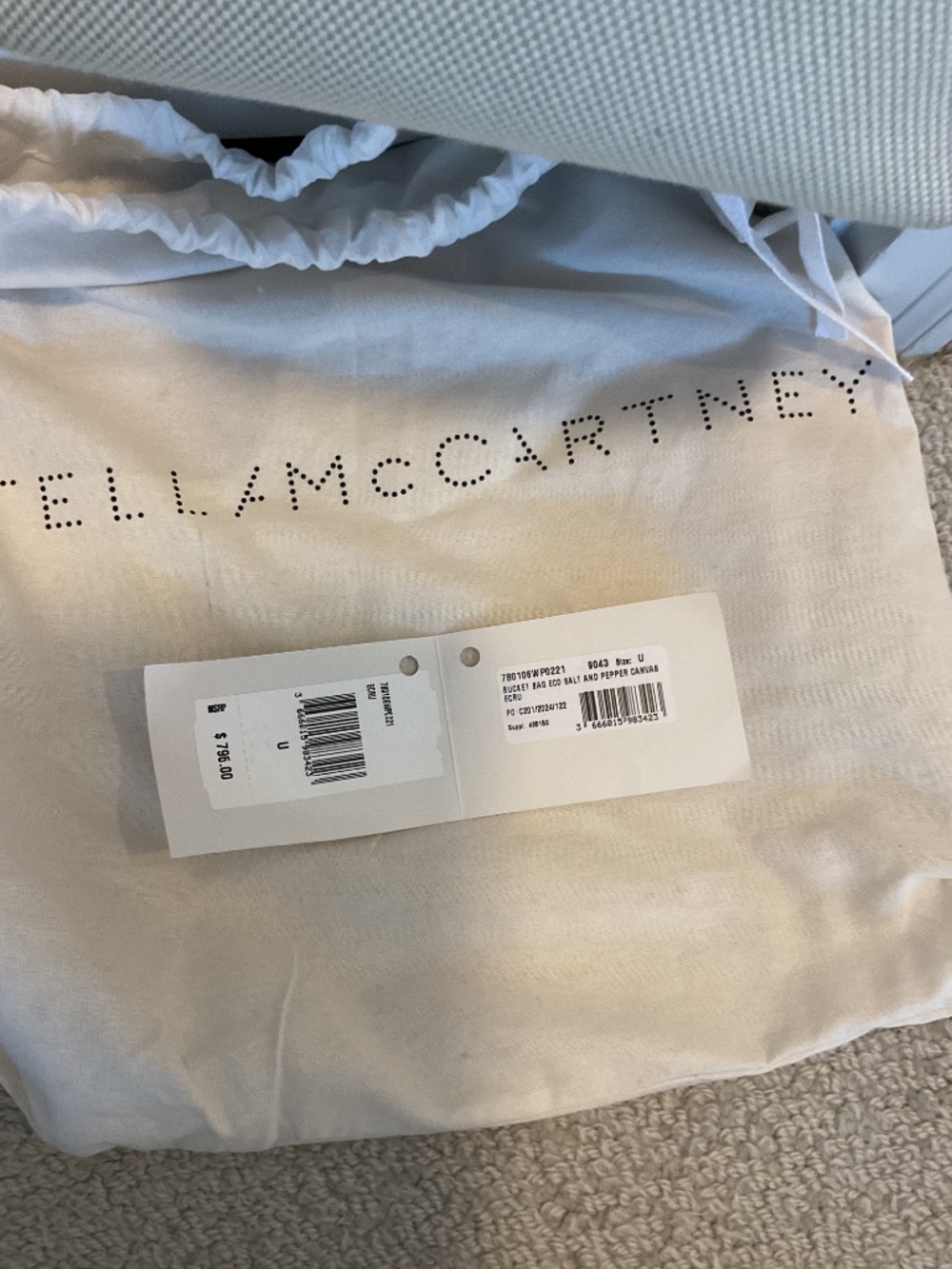 Stella McCartney Logo Canvas Crossbody Tote Bag - new with tags! - Picture 5 of 6